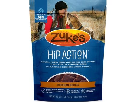 Zukes Hip Action Chicken Dog Treats with Glucosamine and Chondroitin Supply