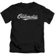 OLDSMOBILE : OLDSMOBILE CURSIVE LOGO S\S JUVENILE T-SHIRT 18\1 Black MD (5\6) Online