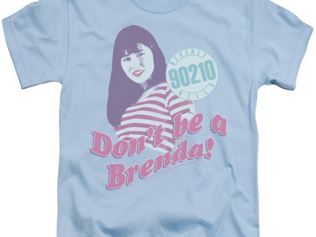 90210 : DON T BE A BRENDA S\S JUVENILE T-SHIRT 18\1 LIGHT BLUE LG (7) Hot on Sale