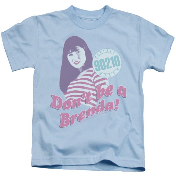 90210 : DON T BE A BRENDA S\S JUVENILE T-SHIRT 18\1 LIGHT BLUE LG (7) Hot on Sale