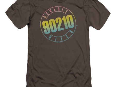 90210 : COLOR BLEND LOGO PREMIUM CANVAS ADULT SLIM FIT T-SHIRT 30\1 CHARCOAL SM For Cheap