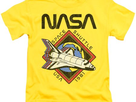 NASA : 1981 S\S JUVENILE T-SHIRT 18\1 Yellow MD (5\6) Hot on Sale