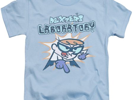 DEXTER S LABORATORY : WHAT DO YOU WANT S\S JUVENILE T-SHIRT 18\1 LIGHT BLUE MD (5\6) Cheap