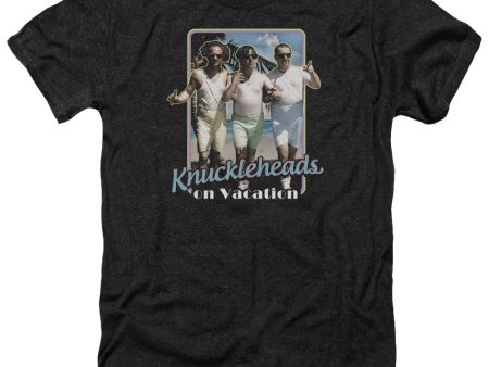 THREE STOOGES : KNUCKLESHEADS ON VACATION ADULT HEATHER BLACK LG For Sale