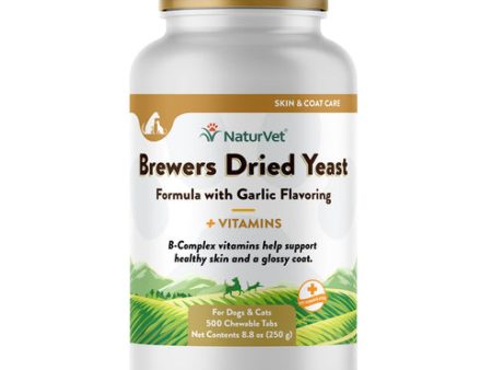 NaturVet Brewers Dried Yeast Formula with Garlic Flavoring Plus Vitamins Fashion