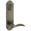 Emtek 7671PC Passage Double Keyed , Sideplate Locksets No.5 5-1 2  Center to Center Keyed , Providence Crystal Knob Online Sale