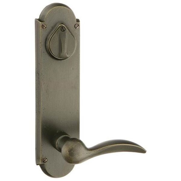 Emtek 7671DRH Passage Double Keyed , Sideplate Locksets No.5 5-1 2  Center to Center Keyed , Durango Lever , RH Sale